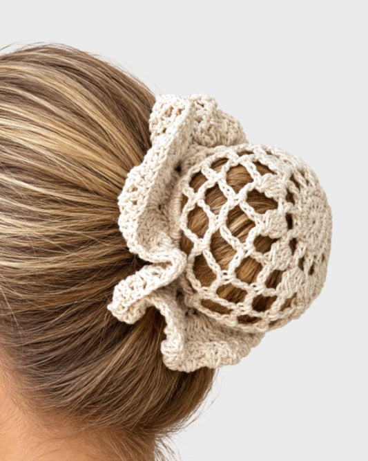 Coastal Crochet Bun Cover