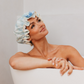 Coastal Plaid Shower Cap