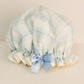 Coastal Plaid Shower Cap